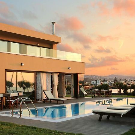 Kimona Villa Seafront Swimming Pool Jacuzzi 6 Bedrooms 21 Pax Kouvohori Villas Crete Kokkini Hani Extérieur photo
